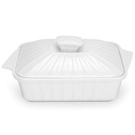 Rectangular Baking Dish 25x19x13cm/1.6LTR with Lid Porcelain