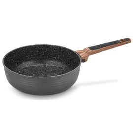 Deep Frying Pan 24x7.2cm DIAMOND with Induction Bottom