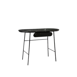 Senzo Black Marble, Home Office Workbench Desk, Writing Table Study Desk with drawer