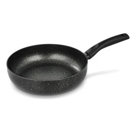 Deep Frying Pan28х7cm Promo Series Aluminium With Induction Bottom Black