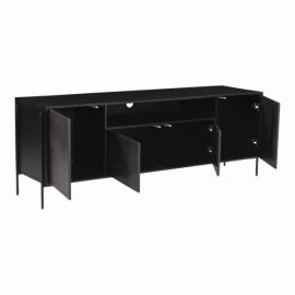 Demeter 76” Media Console, tv stand entertainment center, media console tv table, tv unit media storage, tv bench