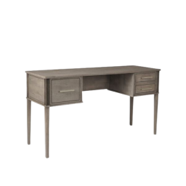 Claudine , Sandblasted Grey Wooden Desk