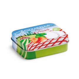 Erzi Mozzarella and Tomato in a Tin for Kids Pretend Play