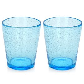 Tumbler Glass Set 2pcs 330ml (Solid Glass) 01 pcs 