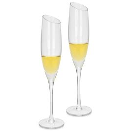 Set of 2 Champagne Glasses Set 190 ml (Glass)