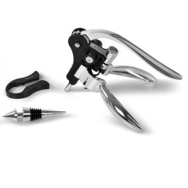 3-Piece Corkscrew With Wine Opener Accessories Set Stainless Steel+ Zinc Alloy - Wine Opener (01 pcs) 