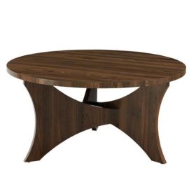 Tri Leg Coffee Table, Tea Table, Corner Table -Dark walnut finishes