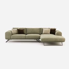 Aseel Aniston Sofa, Sectional Sofa, Upholstered couch, settee Cozy Minimalist Modern Style for Living and Family Room furniture