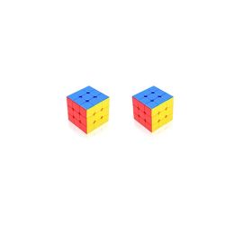 Pack of 2 Fast 3x3x3 Sticker less Magic Cube