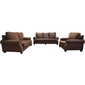 GLF six seater sofa set-3 peice sofa -single seater-two seater -3 seater, Couch, loveseat, settee -can placed seperate or single placed-very comfertable seats