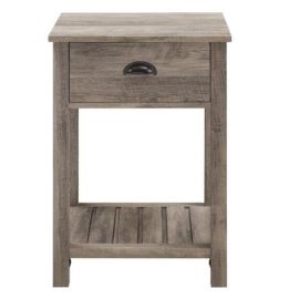 Cleaver Side Table, Night stan wooden side table, End table with storage