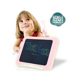 Portable 8.5 Inch Kids Colourful LCD Drawing Board, Educational Doodle Board with Lock and Erasable Function