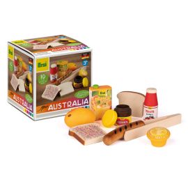 Erzi Assortment Australia, kids wooden food play set