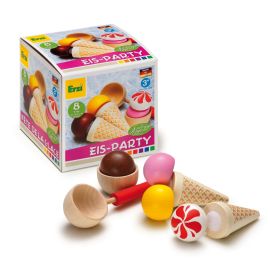 Erzi Assortment Ice-Cream Party, for Kids Pretend Play