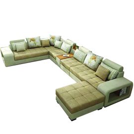 Living Room Sofa - Sofa - Fashion Fabric Sofa - Combination Set - Cafe Hotel Furniture - Simple Leisure Sofa, Couch/loveseat/settee