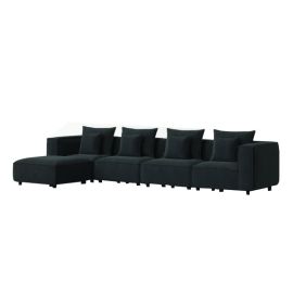 Prodig Corner Sectional Sofa with Ottoman, Couch/loveseat/settee