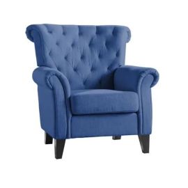 Modern Armchair Blue 1 Seater 100x80x90