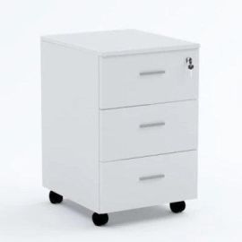 3 Drawer Mobile Pedestal, Chest of three drawer