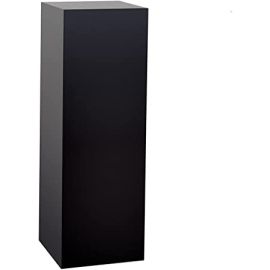 LAMSIT IBDAA Acrylic Pedestals – Plastic Stands – Acrylic Plinths – Acrylic Risers – Black-80cm