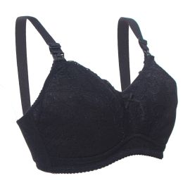 Okus - Basic Cotton Maternity & Nursing Bra - Black 