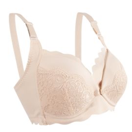 Okus - Elegant Seamless Maternity & Nursing Bra - Beige 