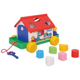 Polesie - Shape-and-sort house (box)- multicolor