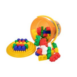 Polesie - Construction set Junior - 57 pcs (bucket Maxi)