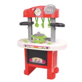 Polesie - Kitchen Bu-Bu (box), Pretend Cooking Playset Acccessories with Pots Pans, Utensils Cookware