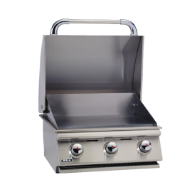 Plancha Commercial-Style Built-In 3 Burner Gas Griddle