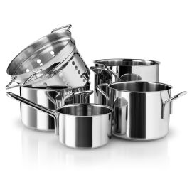 Stainless steel set 5 pcs., Pots and Pans Cookware set.