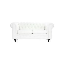 Chester Hill 2 seater Fabric Sofa White