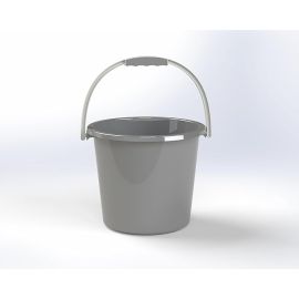 Marcolo Plastic Round Bucket 13L, with Comfortable Handle | Lili