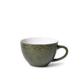 Fissman Mug 460ml Green (Ceramic)