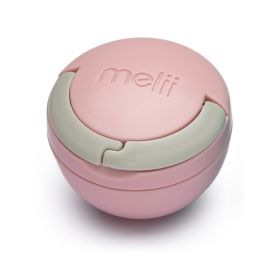 Melii Pacifier Pod, BPA Free Pacifier Holder Case Pink / Hygienic BPA Free Holder with Convenient Attachment, Ideal for Bags and Strollers, Easy Cleaning and Quick Access