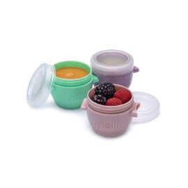 Melii Snap & Go Pods Baby Food Storage Container 2oz, 6 pcs