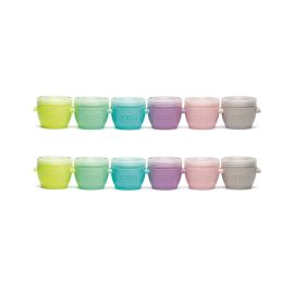 Melii Snap & Go Pods Baby Food Storage Container 2oz, 12 pcs