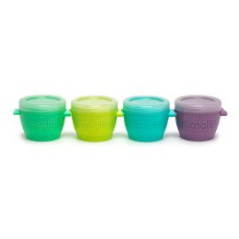 Melii Snap & Go Pods Baby Food Storage Container 6oz, 4 pcs