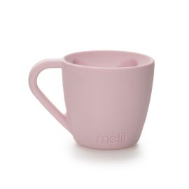 Melii Silicone Mug Pink Bear / Cup for Hot and Cold Beverages - Reusable Silicone Drinking Cup