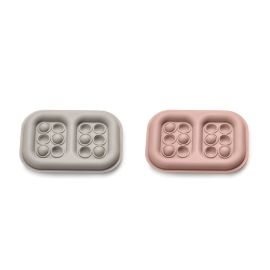 Melii Silicone Pop-It Ice Pack (Pink & Grey) 2 pcs