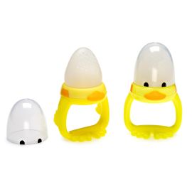 Melii Fresh Food Feeder Yellow Duck 2 pcs / aby Food Feeder Fruit Feeder Infant Pacifier Feeder Baby Supplies