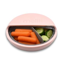 Melii Spin 3 Compartment Snack Container Pink