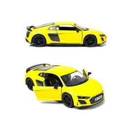 1:36 Scale 2021 Audi R8 Coupe Door Openable Pull Back Action Diecast Model Alloy Metal Toy Car