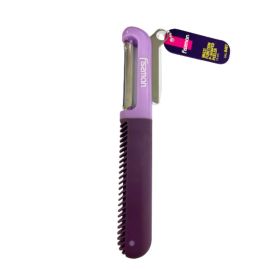 Fissman Peeler Kitchen Knife P Shape Purple/Grey 16x5cm