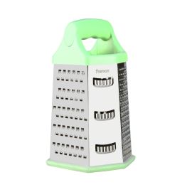 Fissman Vegetable And Chesse Grater Six-Sided 24cm Green