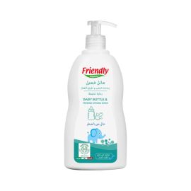 Friendly Organic 500ml Fragrance Free Baby Bottle & Feeding Utensil Wash, Clear