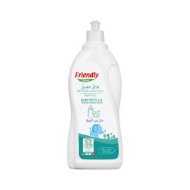 Friendly Organic 750ml Fragrance Free Baby Bottle & Feeding Utensil Wash, Clear