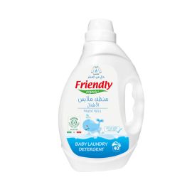 Friendly Organic 2000ml Fragrance Free Baby Laundry Detergent, White