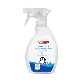 Friendly Organic 250ml Fragrance Free Stroller & Car Seat Cleaner, Clear