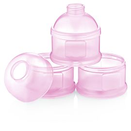 Babyjem - Milk Powder Dispenser Container Pink / Portable Formula Storage Dispenser Makeup Pink / Baby Milk Powder Dispenser Portable Food Container Storage Feeding Box