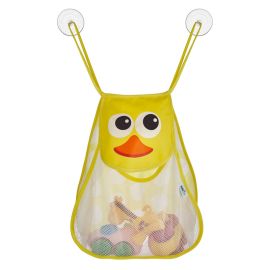 Babyjem Duck Shaped Bath Toy Organizer Bag, Yellow/White